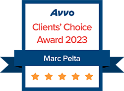 Avvo Clients | Choice Award 2023 | Marc Pelta | 5star