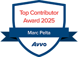 Top Contributor Award 2025 | Marc Pelta | Avvo
